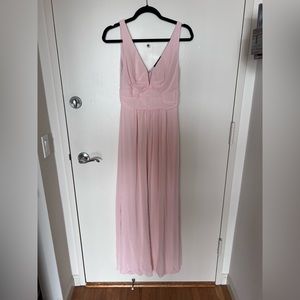 Lulus Blush Chiffon Gown Size Women’s Small